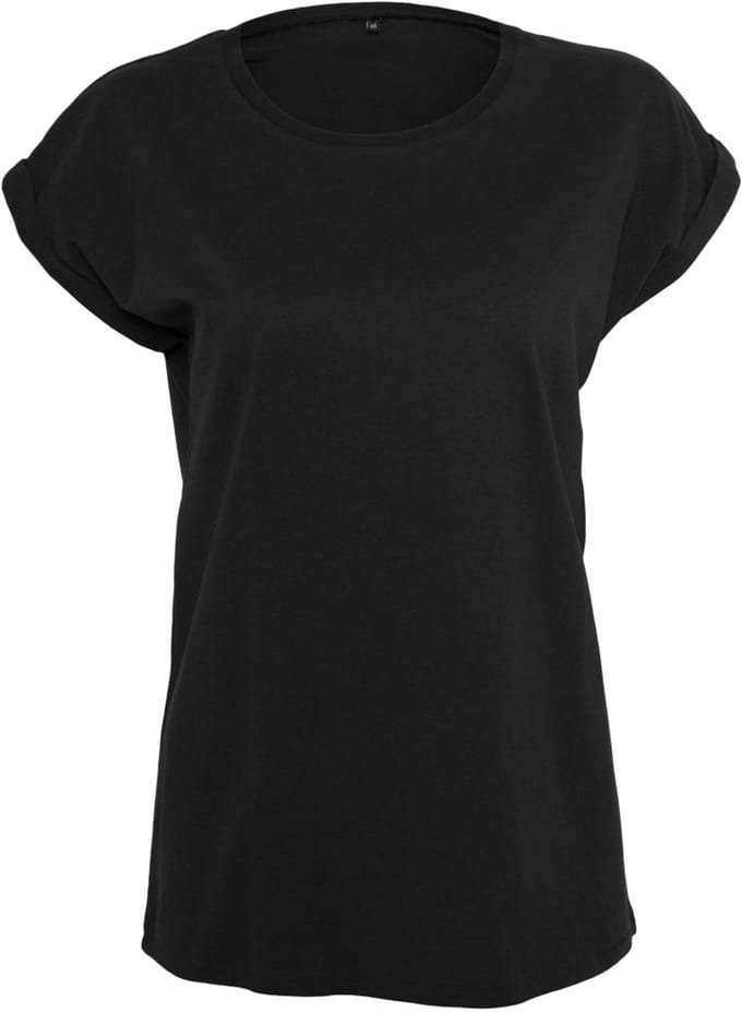 Build Your Brand - Basic Dames T-Shirt - Black maat S