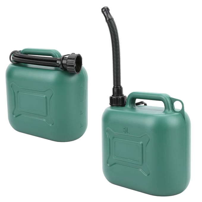 Jerrycan ABS Plastic Draagbare Benzinebus Militaire Stijl Olietank Industriële Benodigdheid 5L Groen blue