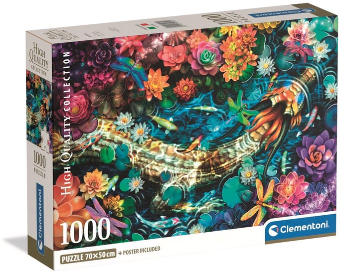 Clementoni - Puzzel - 1000 Stukjes - Koi River - Puzzel Voor Volwassenen - High Quality Collection