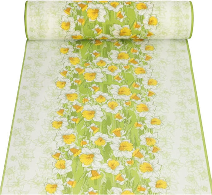6x Tafellopers Airlaid 24 m x 40 cm Narciso