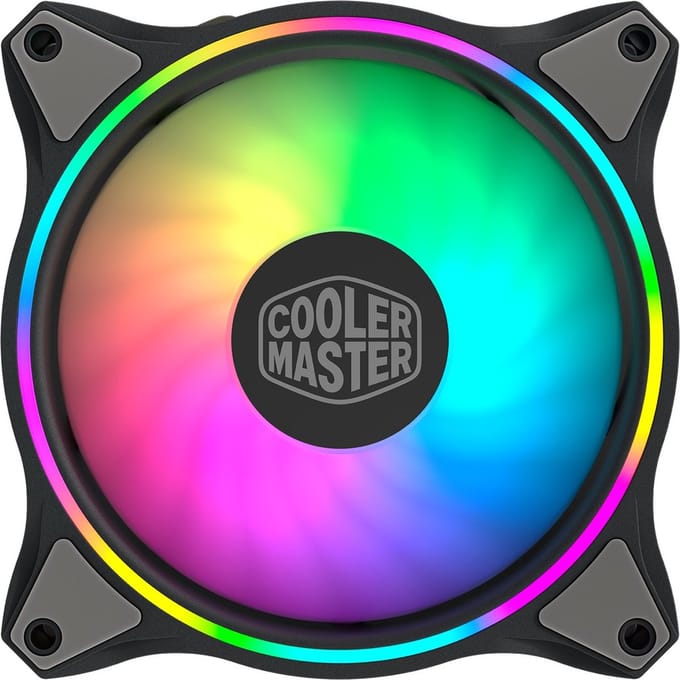 Cooler Master 0 (This is already in English) - Case ventilator - 120mm - Zwart met RGB-licht - 30 dBA