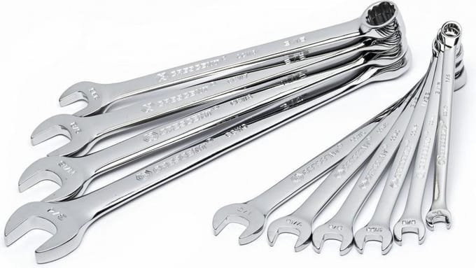 Crescent Ringsteeksleutel Set - 1/4" tot 1/2" - 10-delig