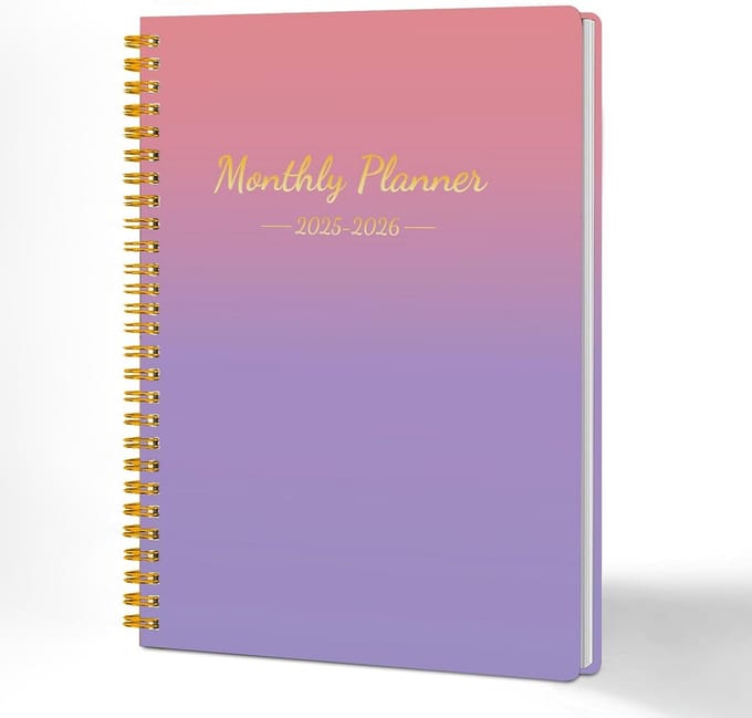 Maandplanner 2025-2026 - 24 maanden planner met doelen, takenlijst en gewoonte-tracker