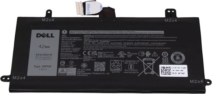 Dell J0PGR Batterij - 42Wh - 7.6V
