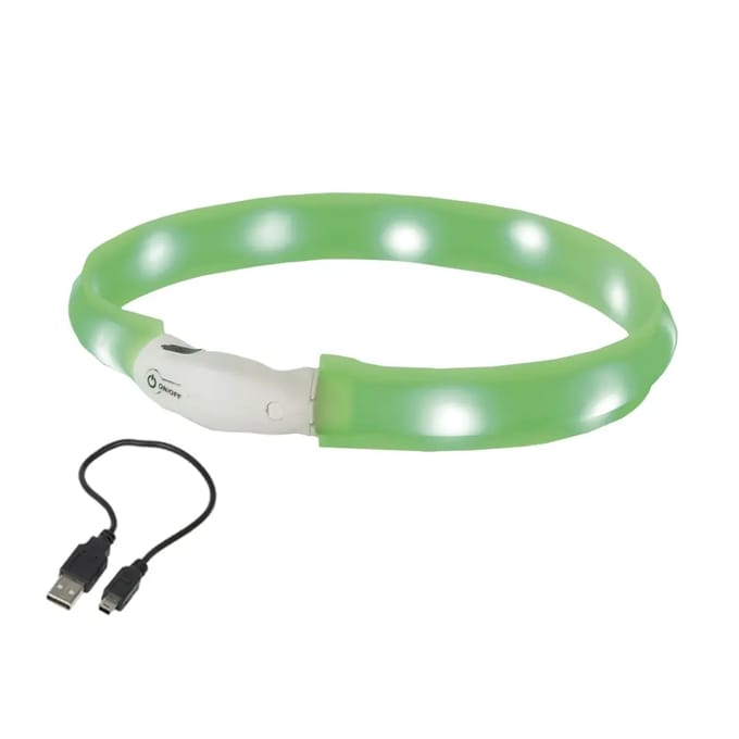 Brede LED-halsbanden voor honden Nobby Pet Visible