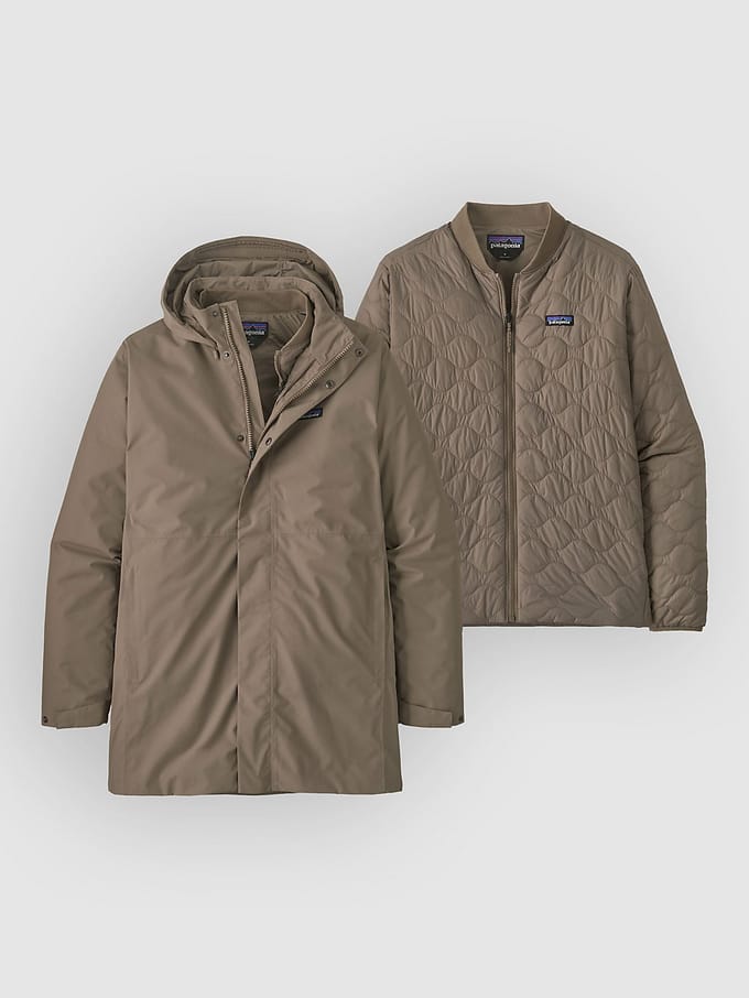 Patagonia Heyes Peak 3-In-1 Parka grijs
