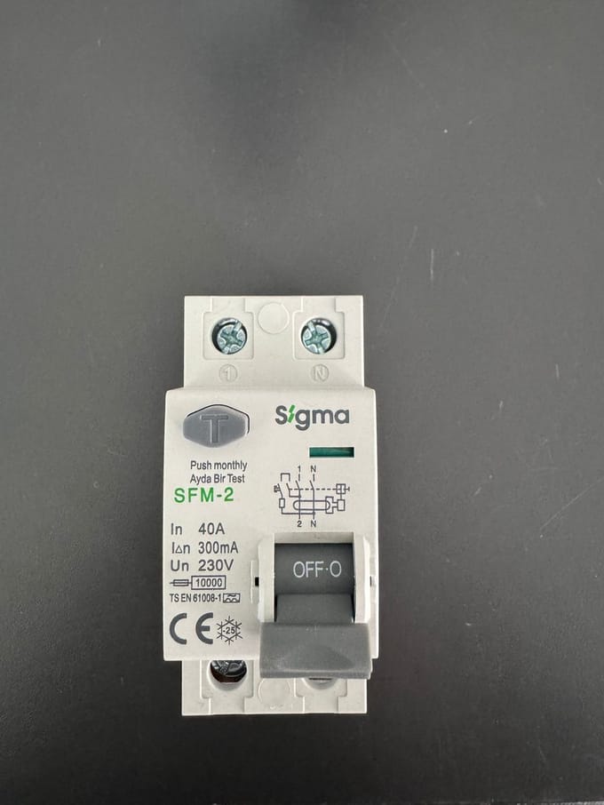 Sigma USAR Elektra Aardlekschakelaar 2Polig 40A 300mA