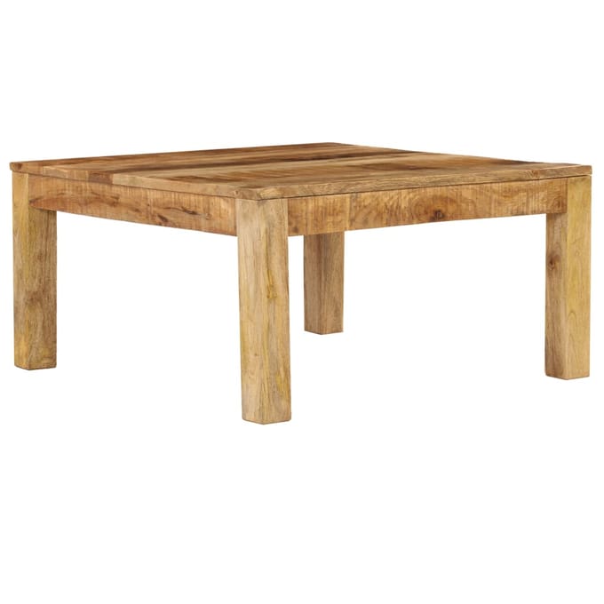 vidaXL - Salontafel - 80x80x40 - cm - massief - mangohout