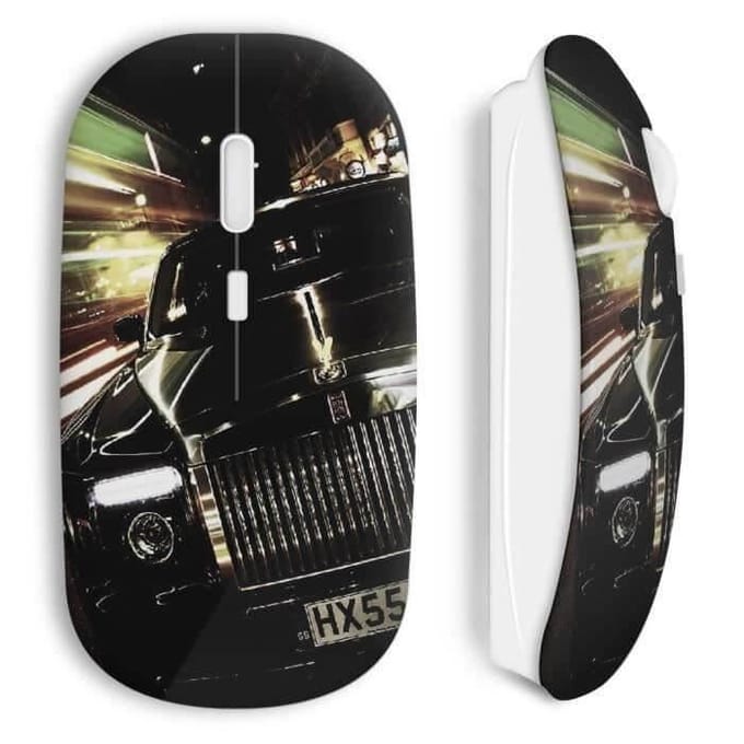 Souris sans fil - Luxe - Noir - Clé USB wifi incluse - Compatible Mac et PC - Ergonomique