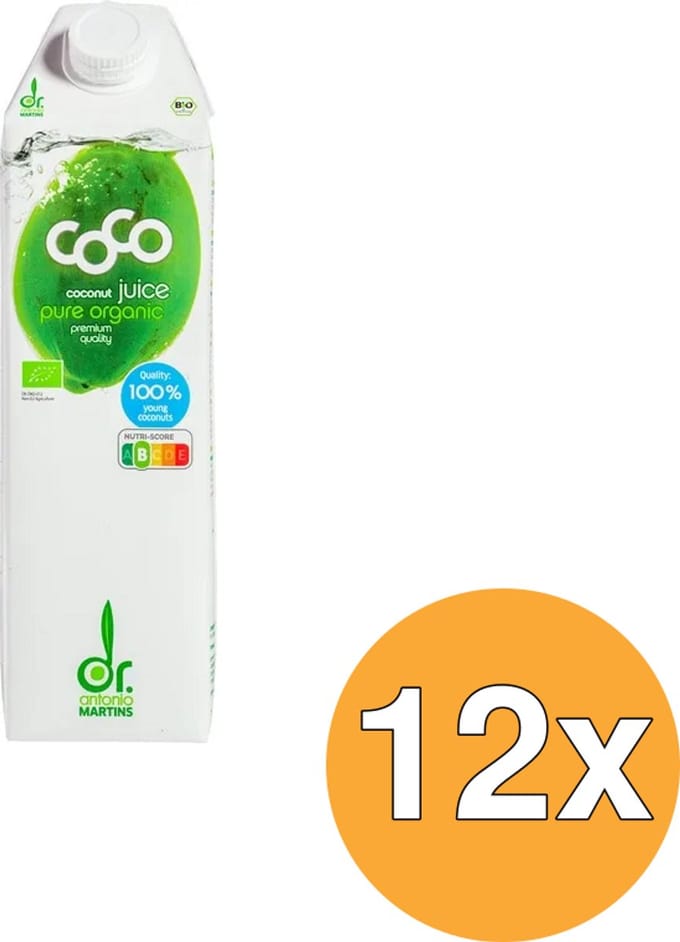 12x Dr. Antonio Martins Cocojuice (1000 ml)
