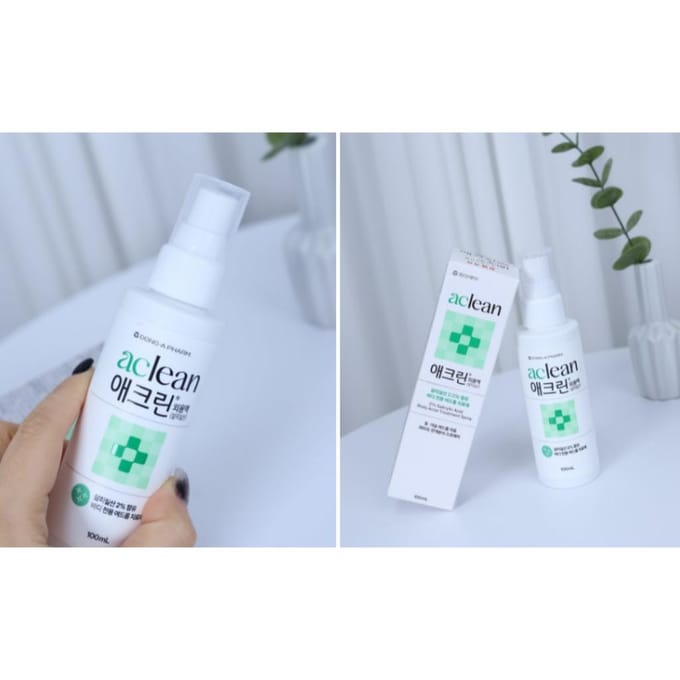[Dong-A Pharm] Aclean Sol/Traitement de l'acné corporelle 100 ml white
