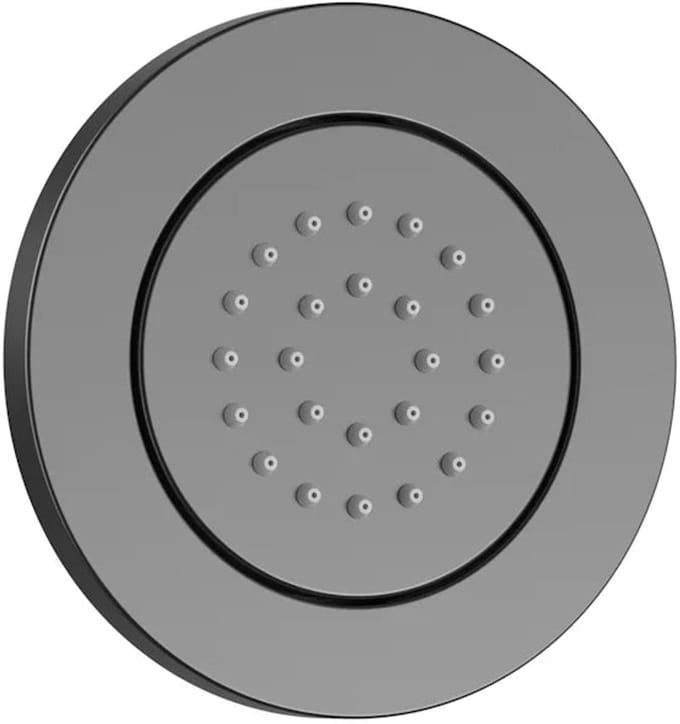 DutchLine - Inbouw Massagejet Douchekop – Gunmetal