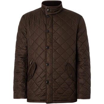Barbour Quilted Jas Powell Olijf - Maat XXL - Heren - Winterjassen