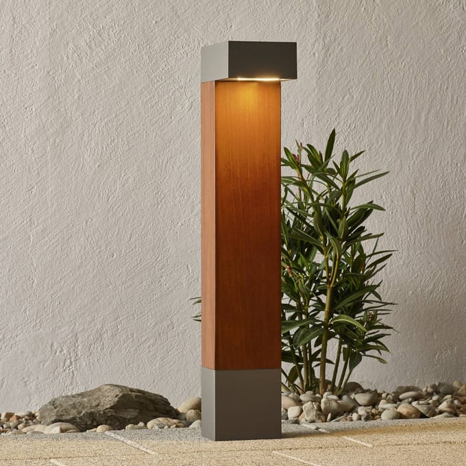 BEGA 84498 LED tuinpadverlichting, zilver, hoekig
