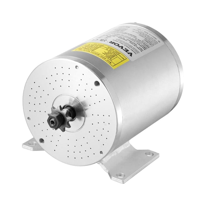 48V 2000W Elektrische Borstelloze DC Motor Kit met Geüpgradede Snelheidsregelaar