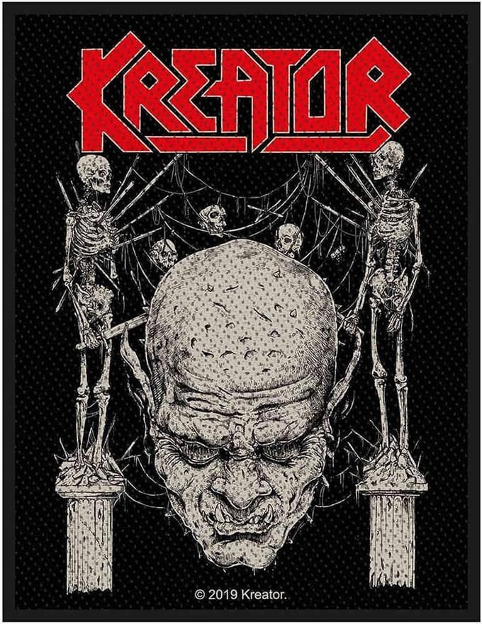 Kreator - Skull & Skeletons Patch - Zwart