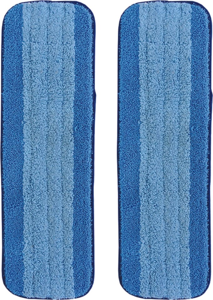 Bona Microfiber Cleaning Pad - Microvezel Reinigingspad - Vervangingsdoek - 42 CM - 500 x Wasbaar - 2 Stuks