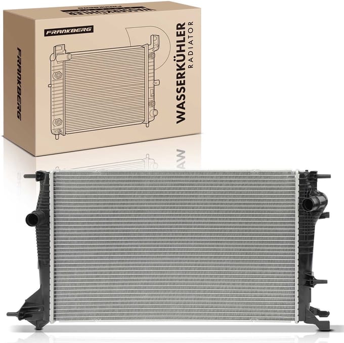 Frankberg 1x radiator waterkoeler motorkoeler voor Renault