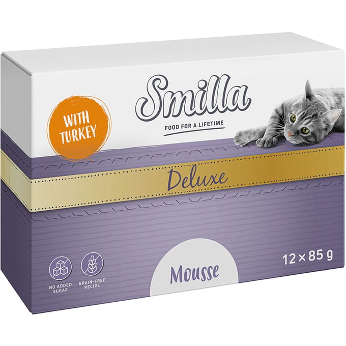 48x85g Smilla Deluxe Mousse Katten Natvoer