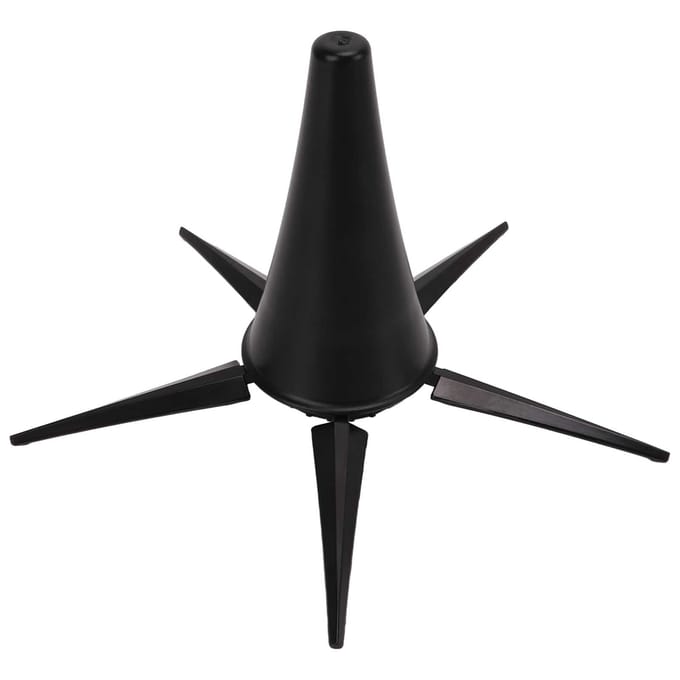 Draagbare Klarinethouder 5 Poten Opvouwbare Basis Klarinet Ondersteuningsstandaard Blaasinstrument Accessoire black