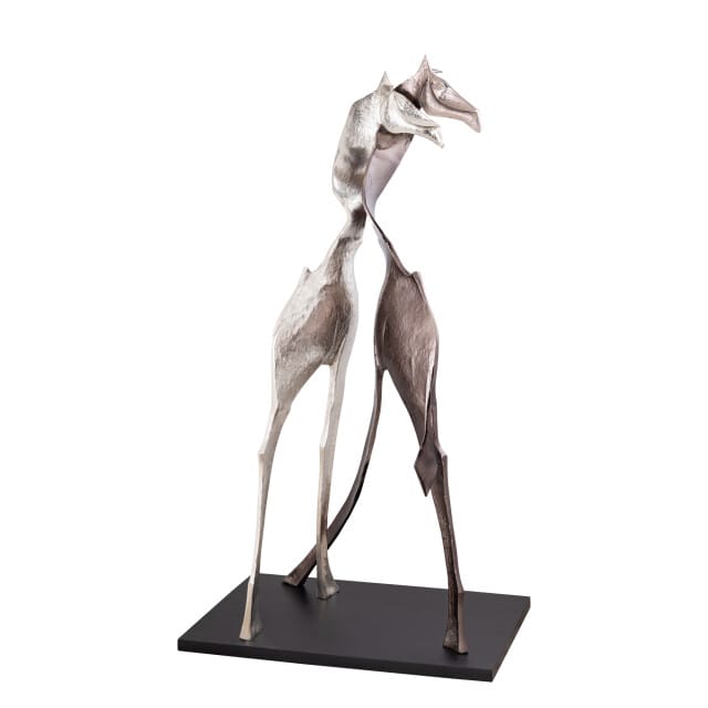 PTMD - Beeld Skye - Zwart - 92x60x170cm