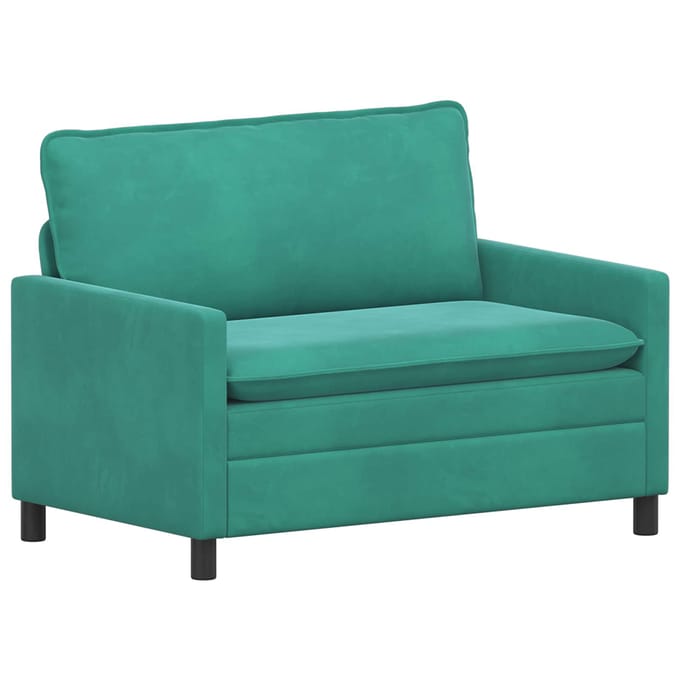 vidaXL - Bank - Turquoise - 126 - x - 81 - x - 87,5 - cm - Fluweel