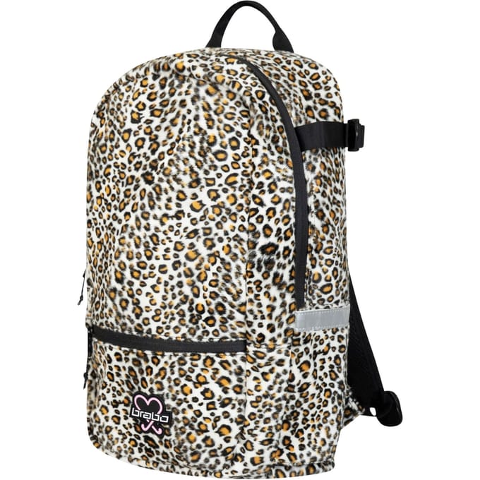Brabo Backpack fun leopard/pink hockey rugzak -