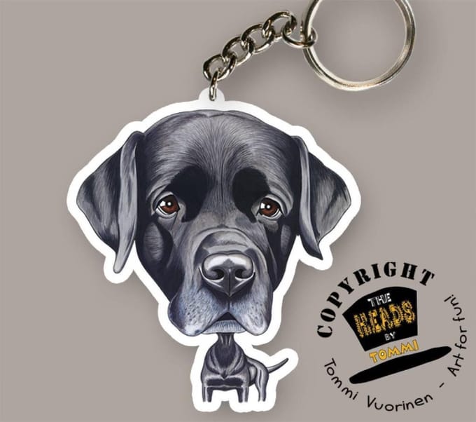 Sleutelhanger Hond Labrador Retriever