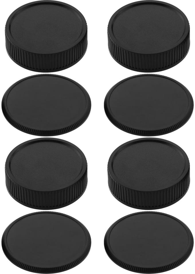Dailygoods- Stofkap 4 Sets - Bodycap - Lens Achterkant Cover - Stofdicht - Krasbestendig - Hard Plastic - Camera Cap