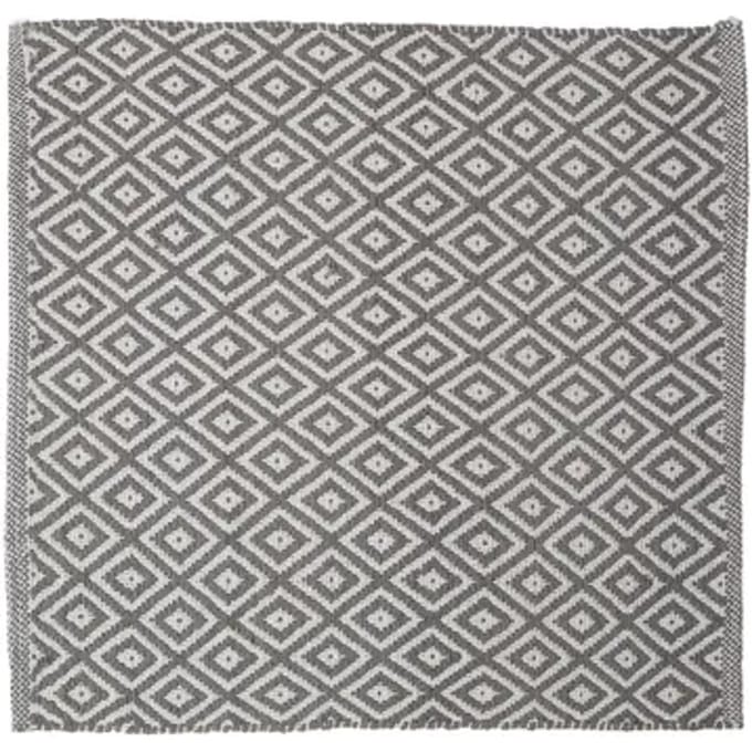 Sealskin -  Trellis Badmat 60x60 cm - Katoen -  Grijs