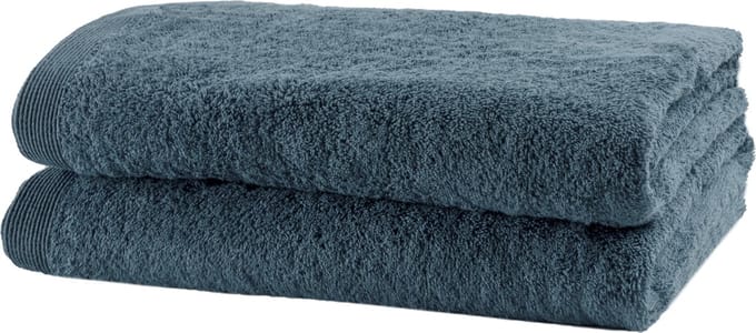 Casilin - Como - set van 2 douchelakens - 70x140cm -  Ocean - Blauw