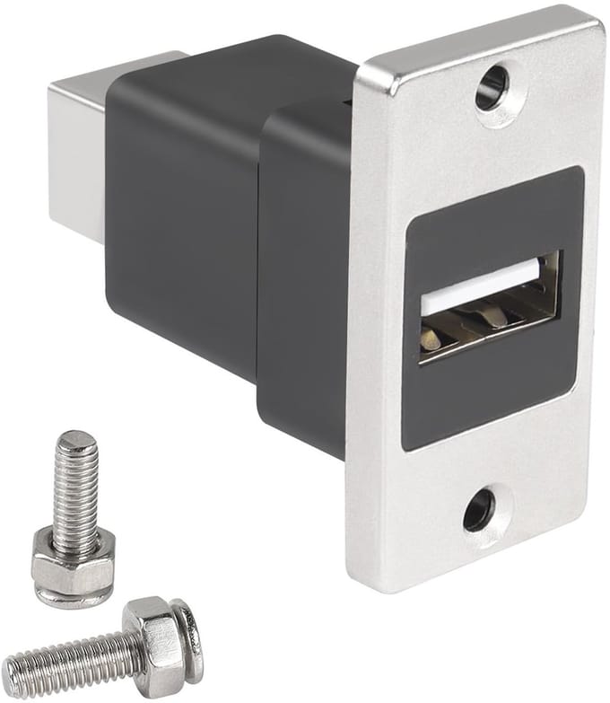 Dailygoods - USB2.0 naar USB B Paneel Montage Adapter