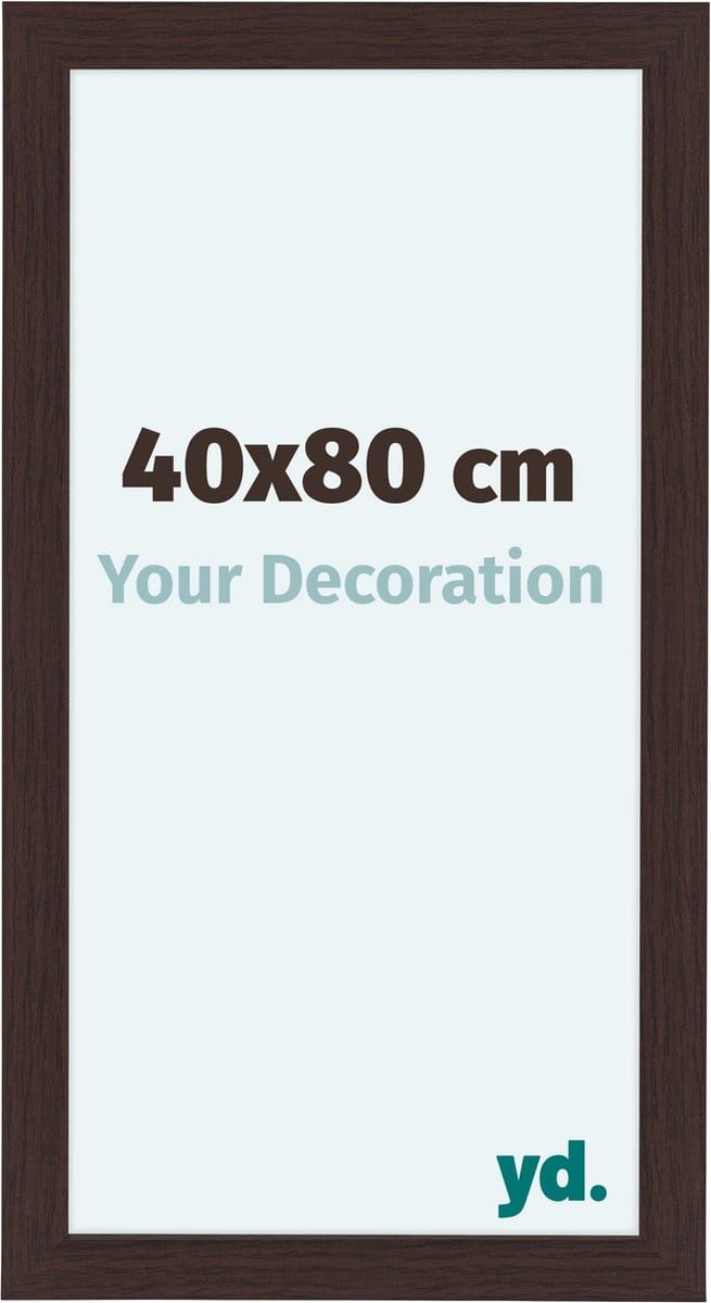 Your Decoration - Fotolijst 40x80 cm - MDF - Eiken Donker - Como
