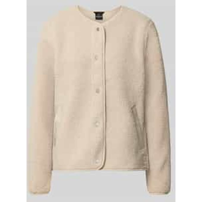 Regular fit jack met structuurpatroon model 'Selma'