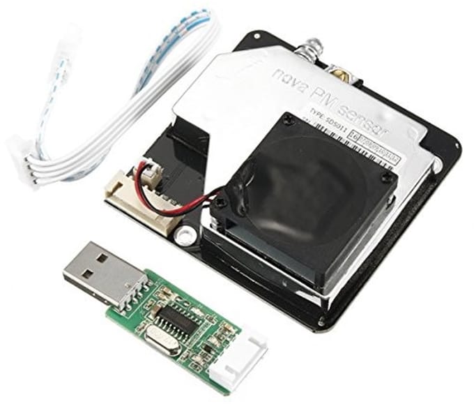 Store_9 - PM Sensor - High Precision - Digitale Luchtkwaliteitsmeter - Compact formaat - PM2.5 en PM10 - Ideaal voor binnenruimtes - Moderne uitstr...
