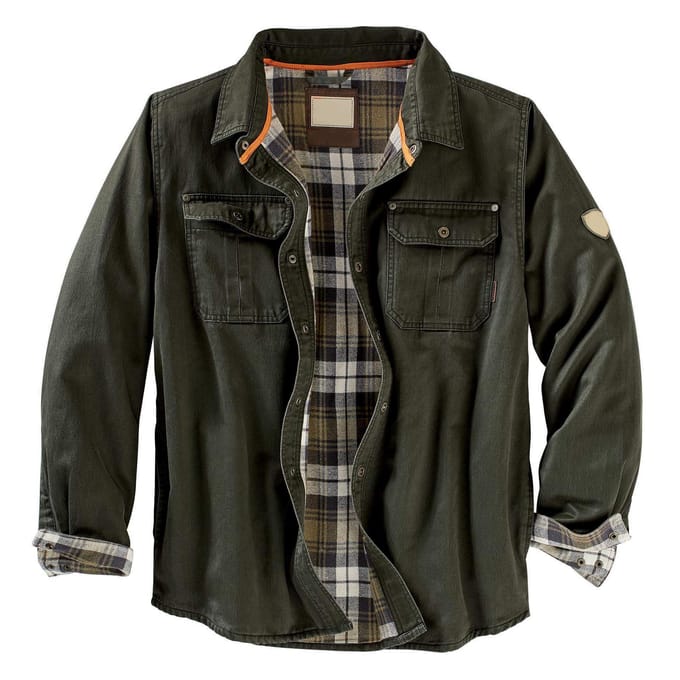Motorstijl Heren Lange Mouw Katoenen Jas 4XL black