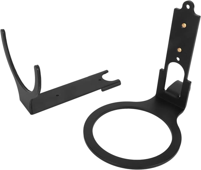Luidspreker Wandhouder - Speaker Mount - Ruimte Besparen - Stevige Metalen Constructie - 17 x 10 x 10 cm - Zwart