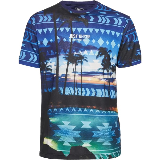 Just Rhyse - Palm Coast Heren Tshirt - L - Multicolours
