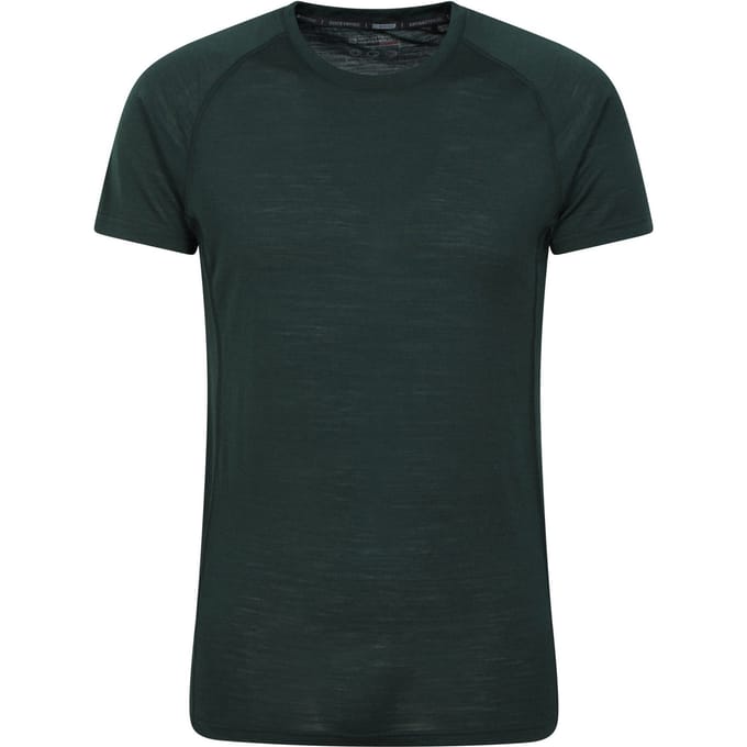 Mountain Warehouse Heren Summit II Base Layer Top (Groen)
