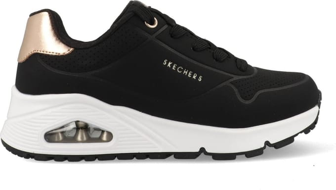 Skechers Uno Gen1 Kinder Sneakers 310545l-blk - Kleur Zwart-wit