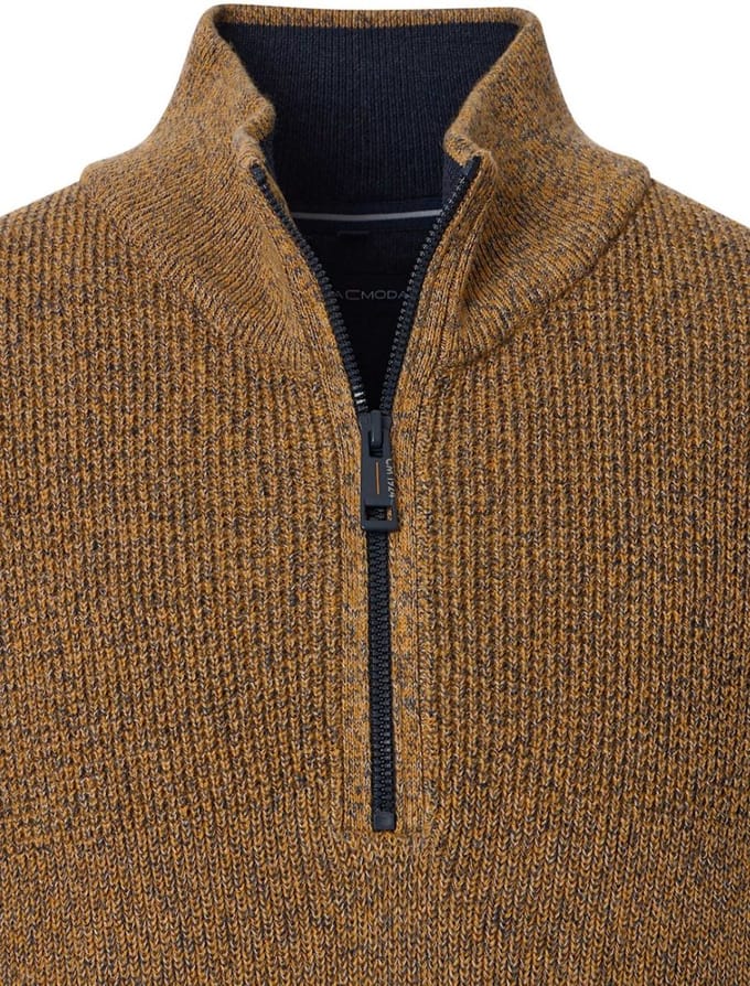 Casa Moda Expedition Heren Trui Met Opstaande Kraag - M