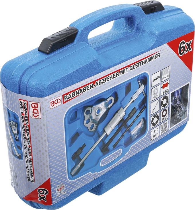 BGS Radnaaftrekker met glijhamer 6-delig - 7745