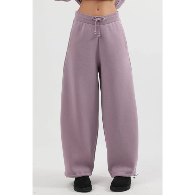 Dames Lange Fleece Joggingbroek