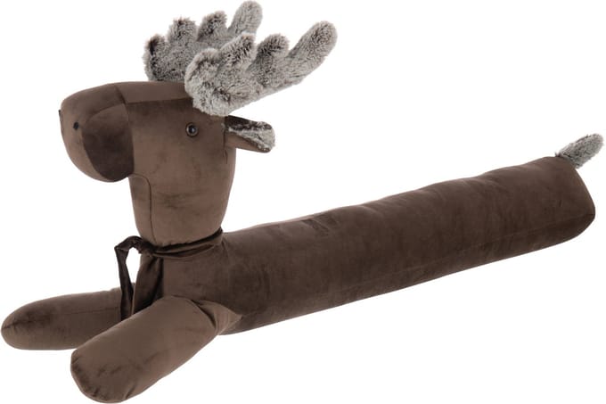J-Line tochtrol Rendier - polyester - bruin