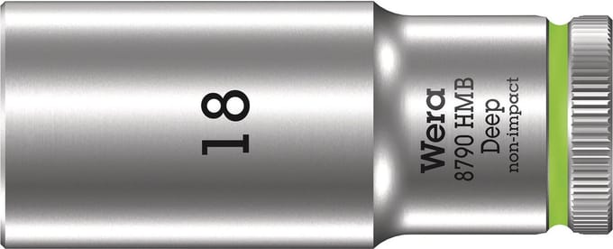 Wera 05004540001 05004540001 Zeskant Dopsleutelinzetstuk 18 mm 3/8 18 mm 1 stuks 3/8