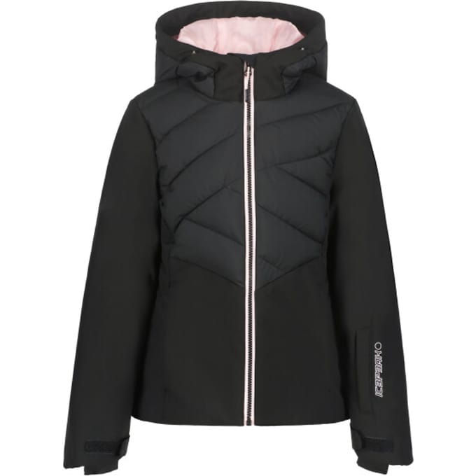 ICEPEAK LAVAL JR Meisjes Jas - Zwart - 128