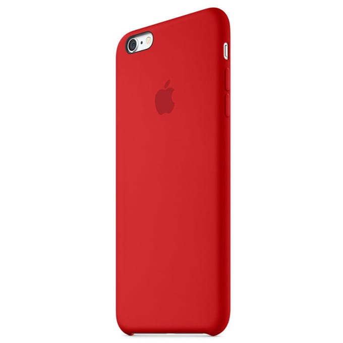 Silicone Backcover voor de Apple iPhone 6(s) Plus - Red