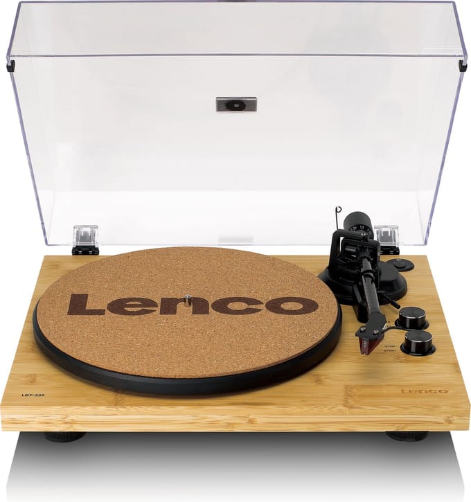 Lenco Platenspeler met Bluetooth - Ortofon 2M Red Cartridge - Duurzame Bamboebehuizing - Lenco Expertise lijn - LBT-335BA