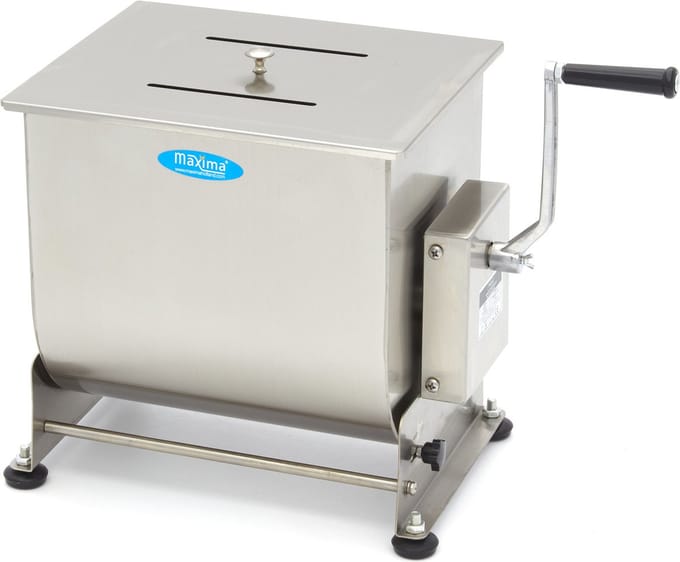 Vleesmenger 30 L - 25 Kg Vlees - Kantelbare Kom - Handmatig