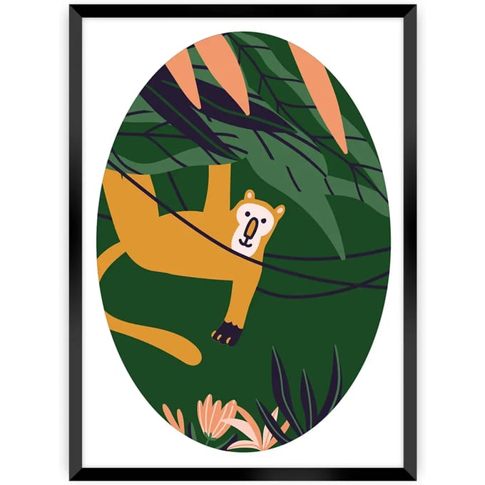 Tabel Yellow Tipi Jungle Life monkey